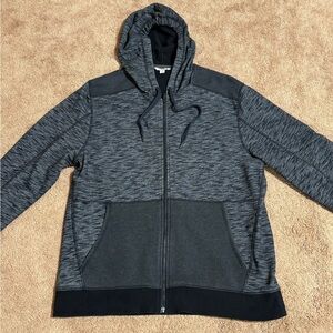 Calvin Klein Jeans Men's Charcoal Zip-Up Sweater